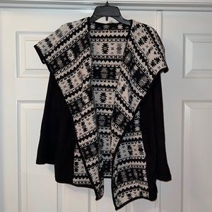 Vonmaur cardigan, brand: GB, color: black & white, size: Medium